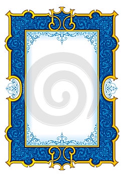 Navy Blue Vintage Frame Ã¢ââ1003